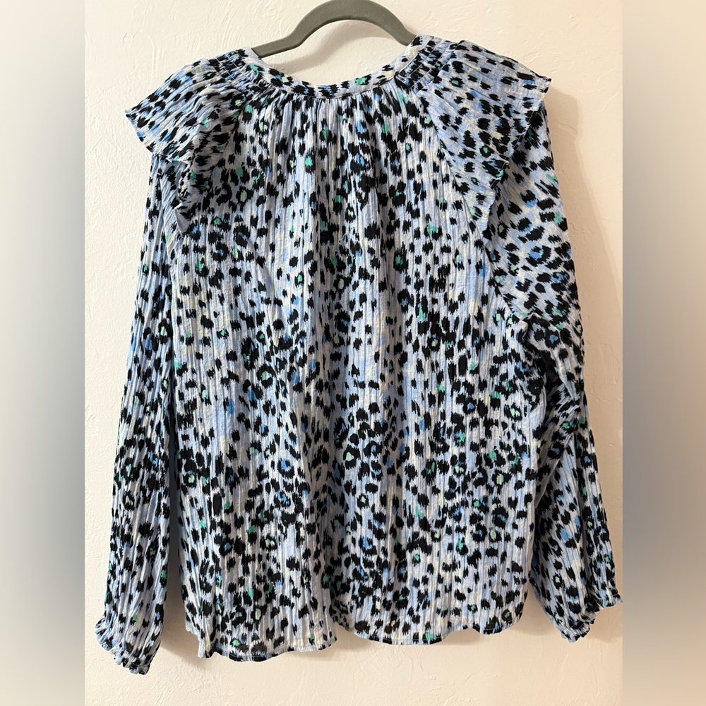 Loft Multicolor Patterned Blouse - image 2